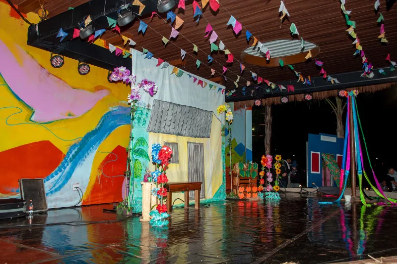 Foto do palco