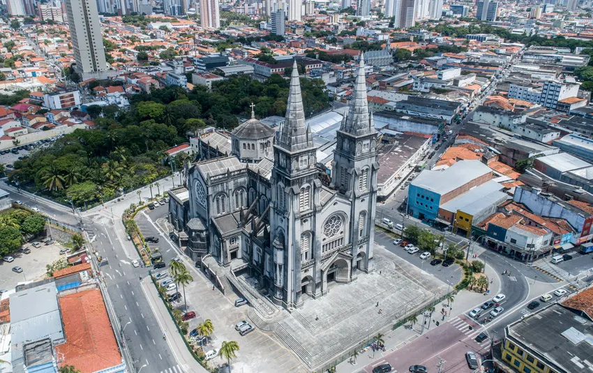 Foto da igreja de fortaleza