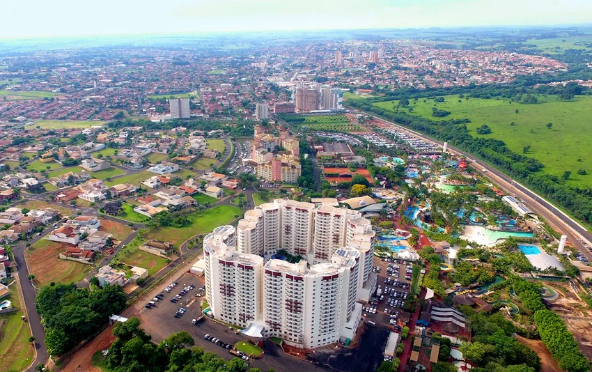 Foto aérea do Wyndham Hotel