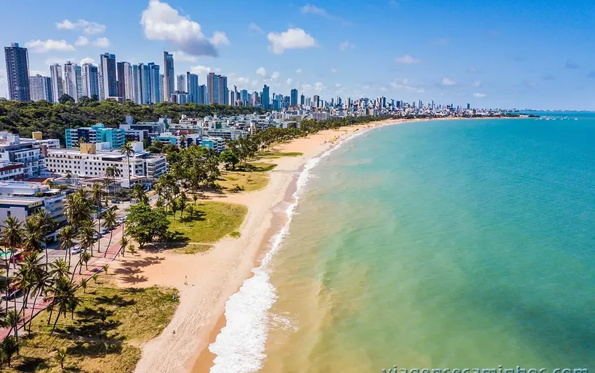 Foto da praia de joão pessoa