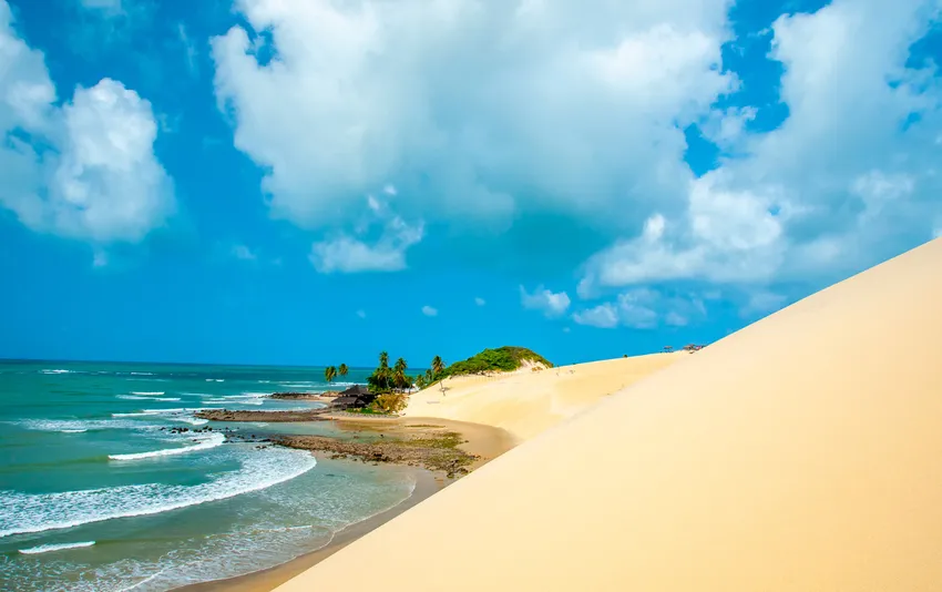 Foto da praia de natal