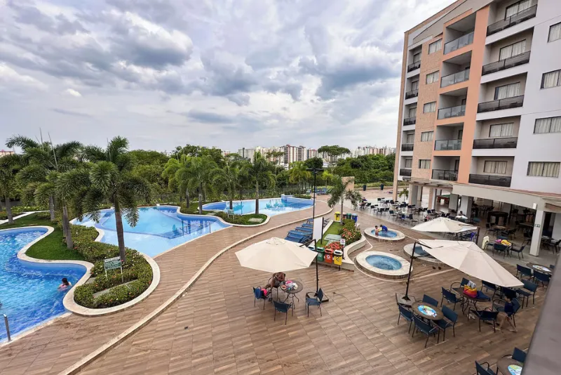 Foto do hotel por dentro
