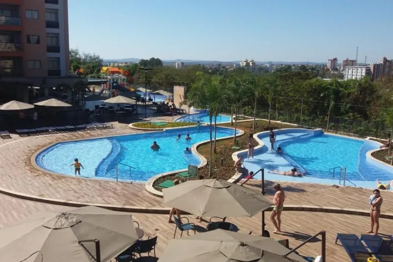 Foto das piscinas