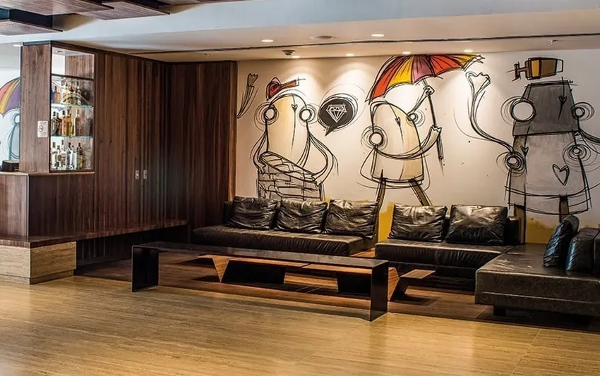 Foto da sala de descanso