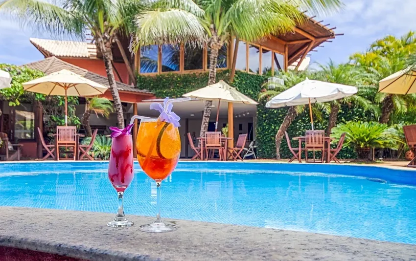 Foto das bebidas do bar