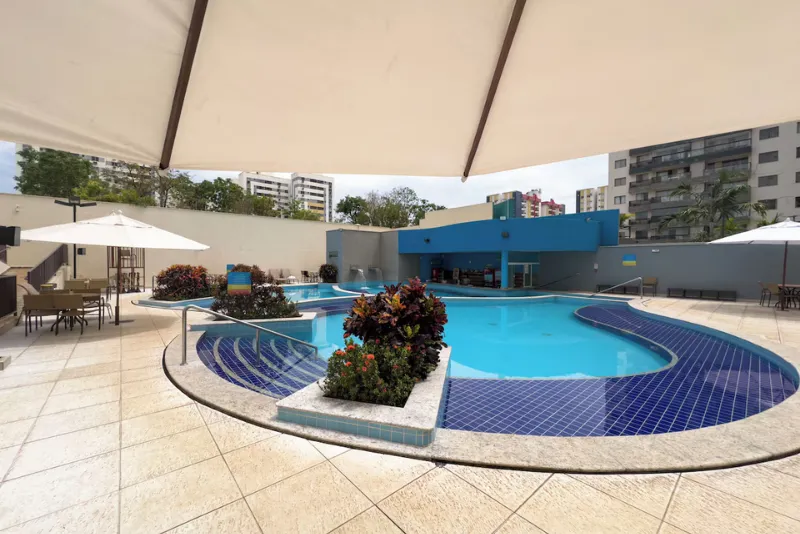 Foto das piscinas