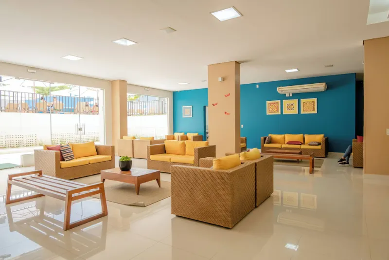Foto da sala de descanso