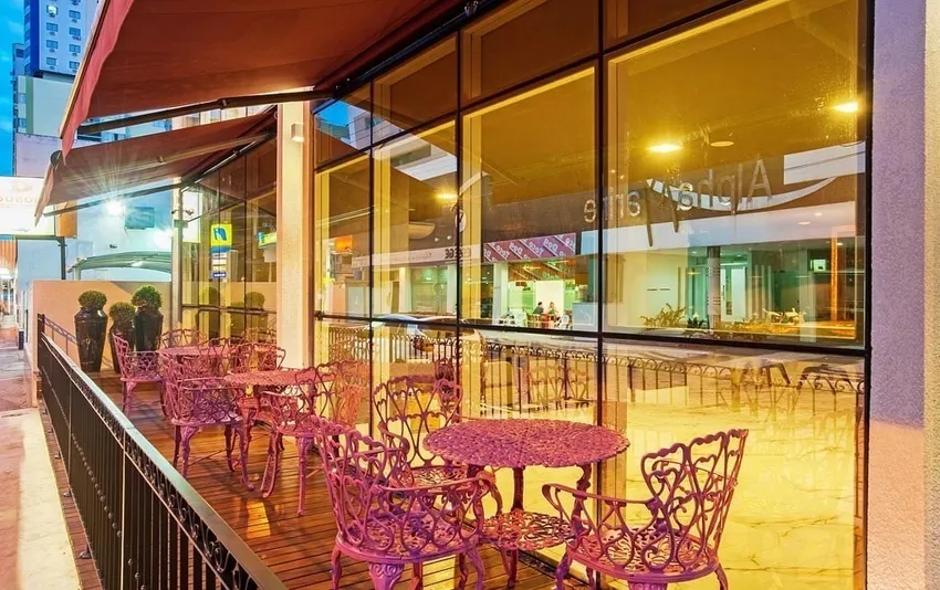 Foto da área de café