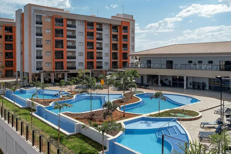 Foto das piscinas