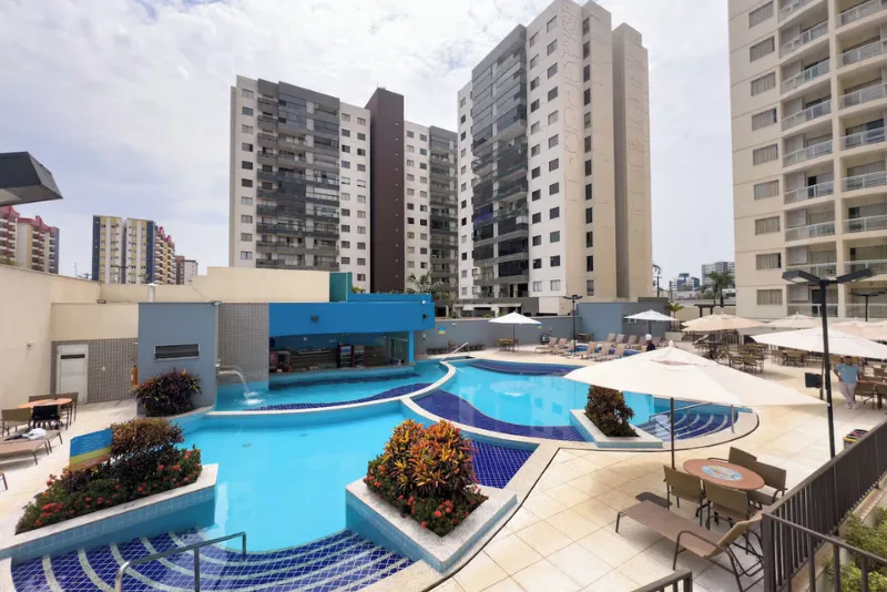 Foto das piscinas