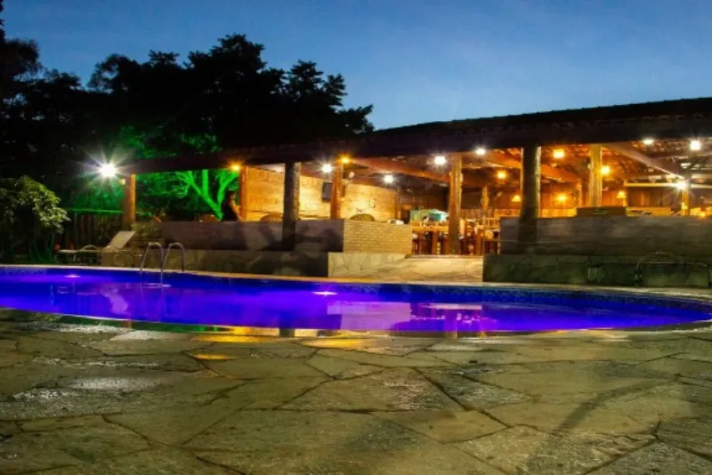 Foto da piscina do hotel
