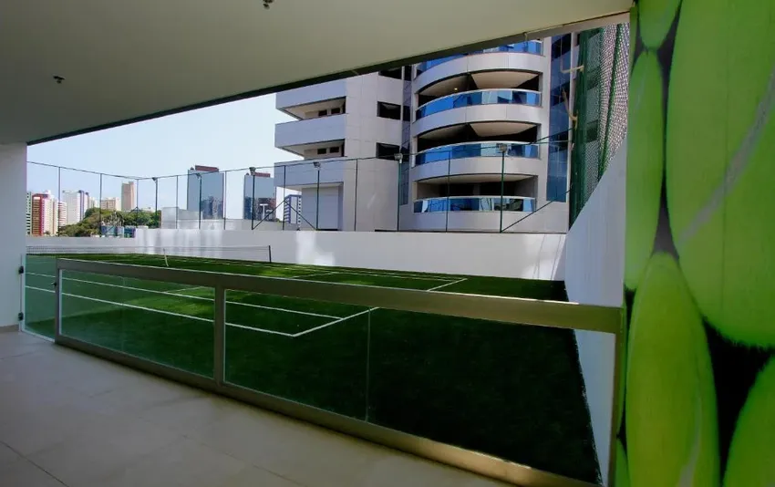 Foto do campo de futebol