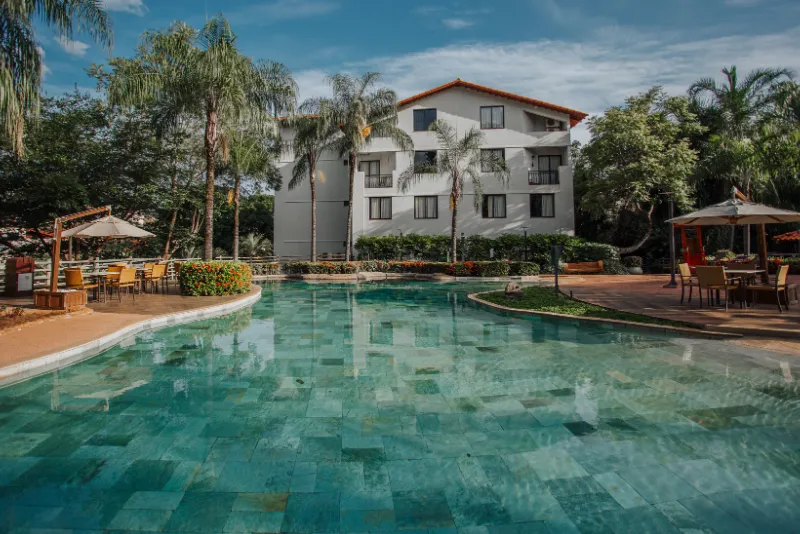 Foto da piscina do hotel