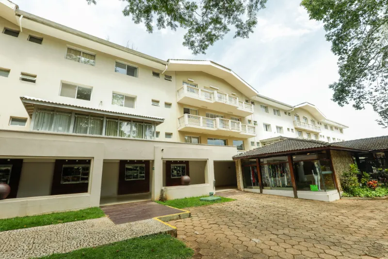 Foto da entrada do hotel