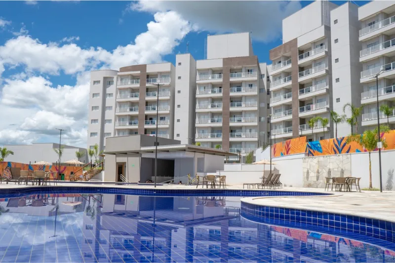 Foto das piscinas