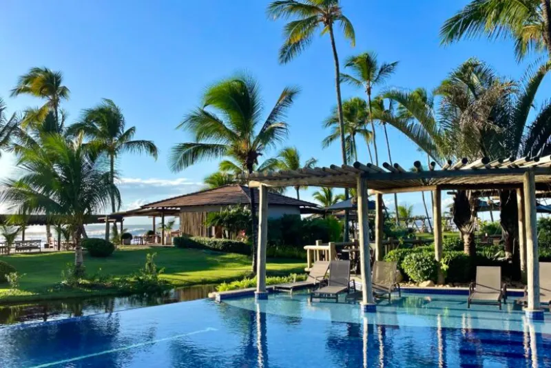 Foto das piscinas