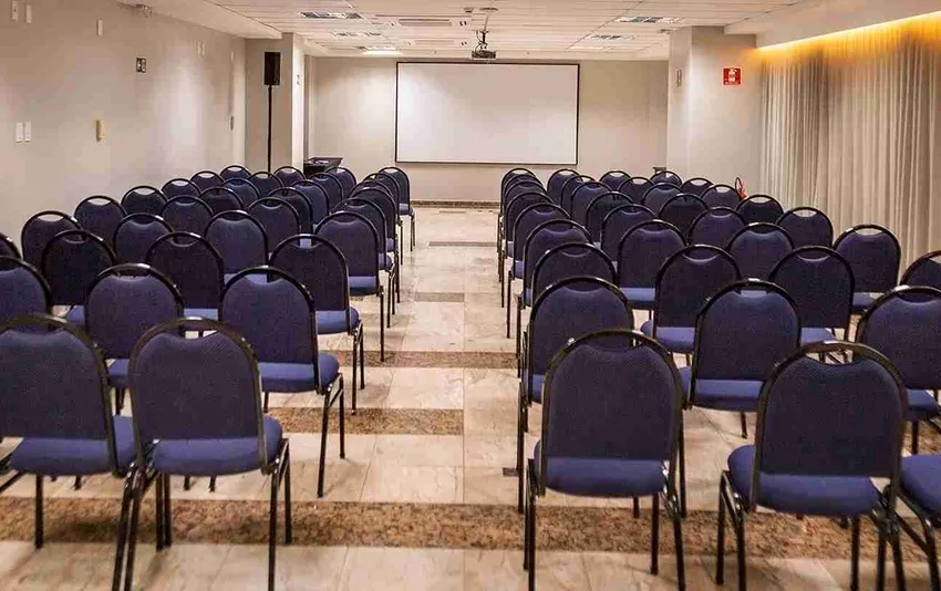 Foto da sala de conferência