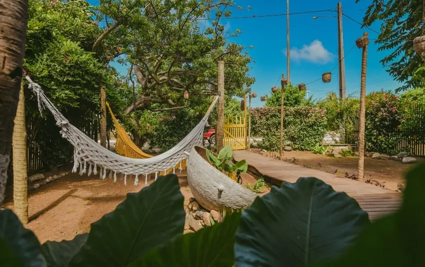 Foto da área de descanso