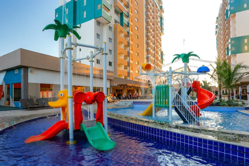 Foto da piscina das crianças