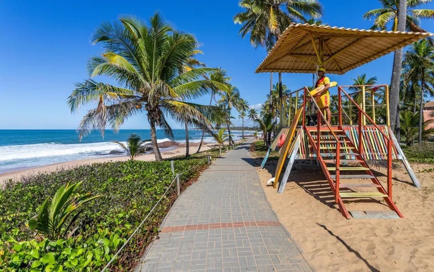 Foto do mar e salva vidas