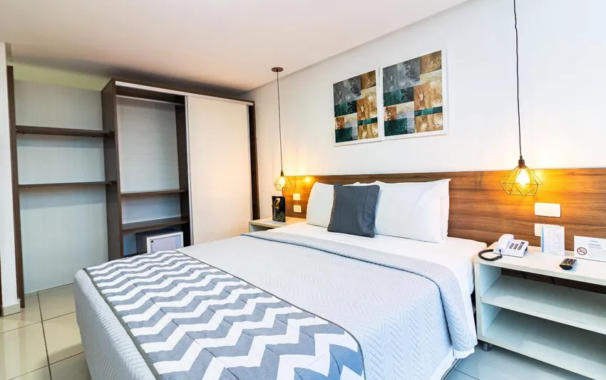 Foto do quarto e decoração