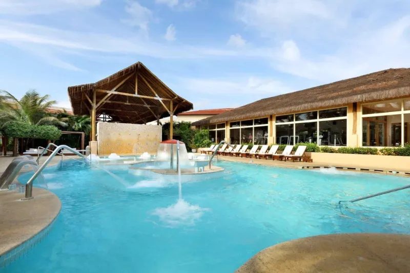 Foto das piscinas