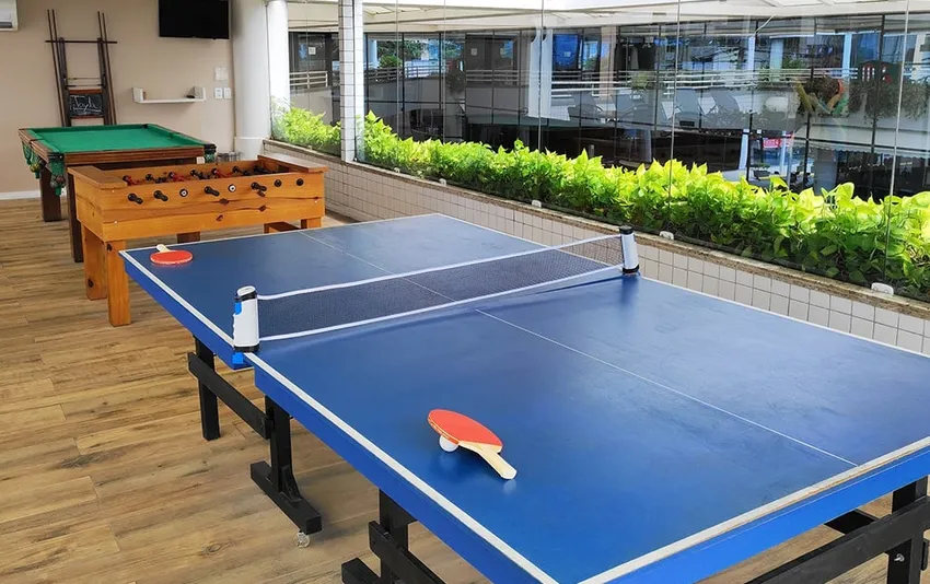 Foto da sala de jogos