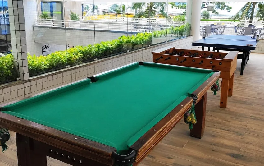 Foto da sala de jogos