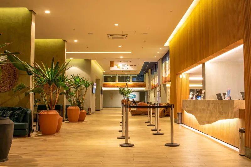 Foto da nossa recepção do hotel