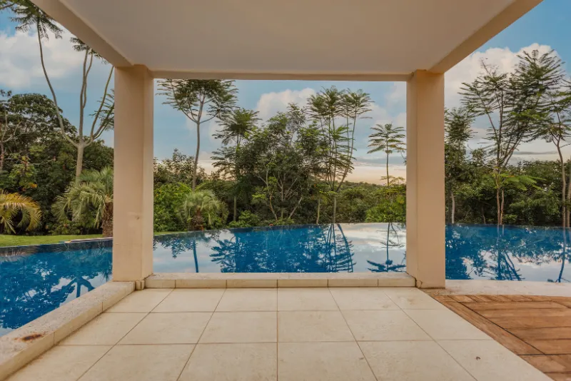 Foto das piscinas