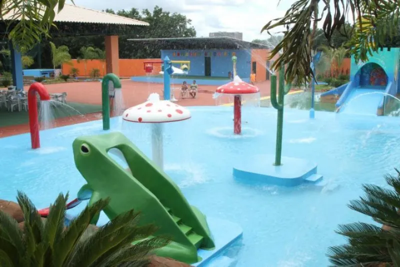Foto da piscina das crianças