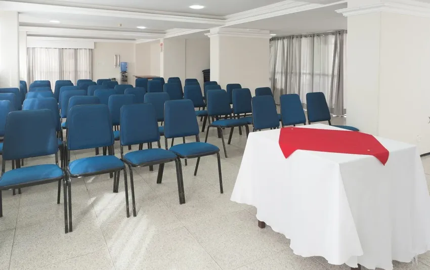 Foto da sala de eventos