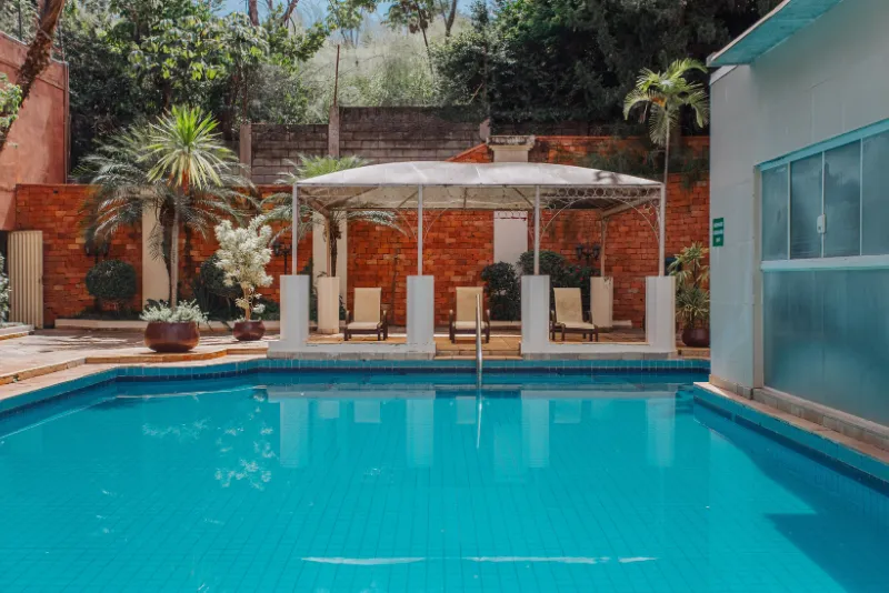 Foto da piscina do hotel