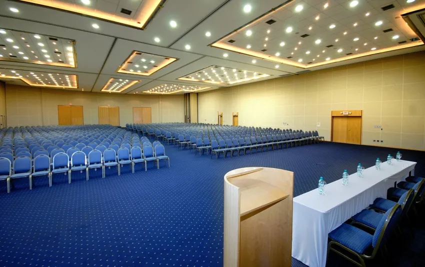Foto da sala de palestras