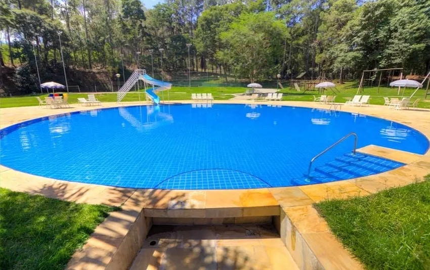 Foto da parte da piscina