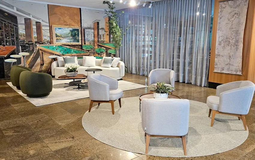 Foto da sala de jogos