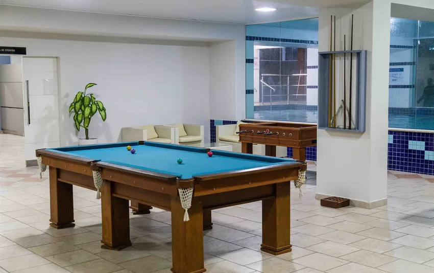 Foto da sala de jogos