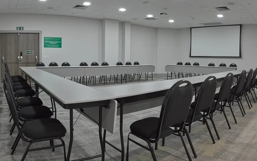 Foto da sala de eventos
