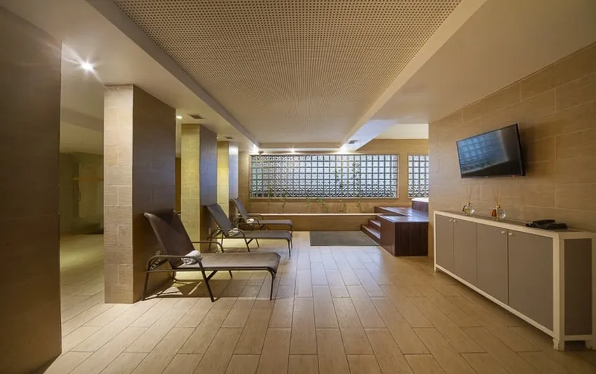 Foto da sala de spa