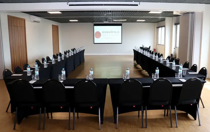Foto da sala de eventos