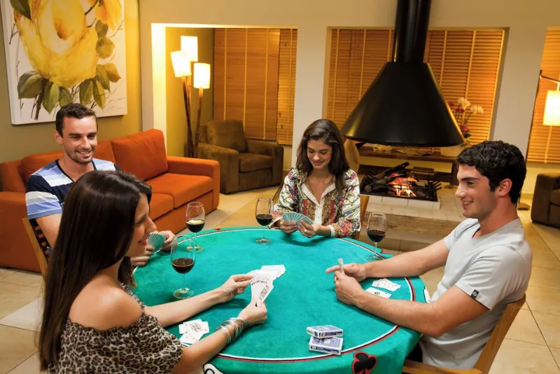 Foto da sala de jogos