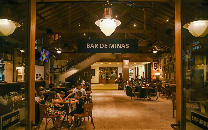 Foto do bar de minas