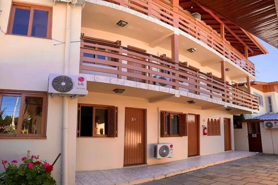 Foto da entrada dos quartos