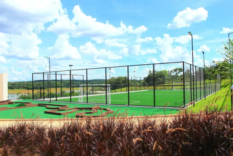 Foto do campo de futebol