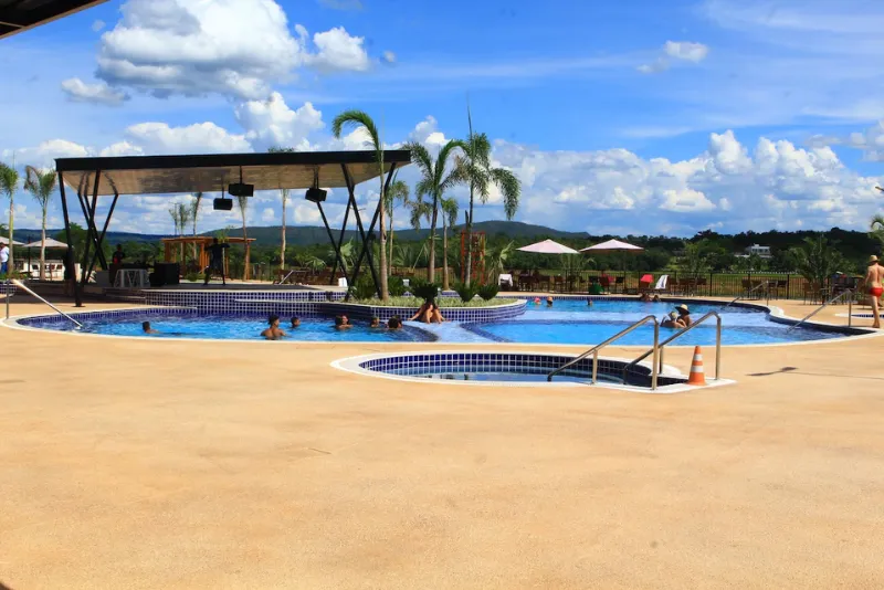Foto das piscinas