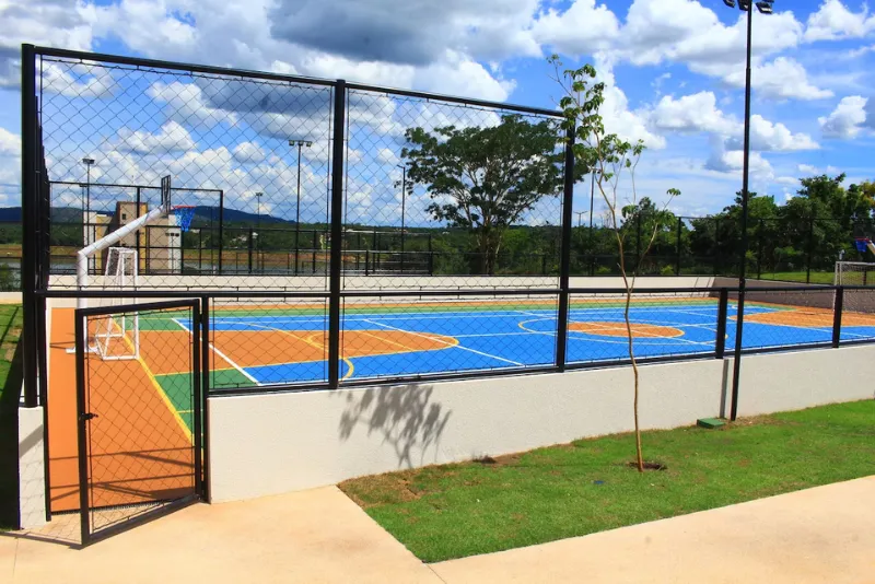 Foto da quadra de futebol