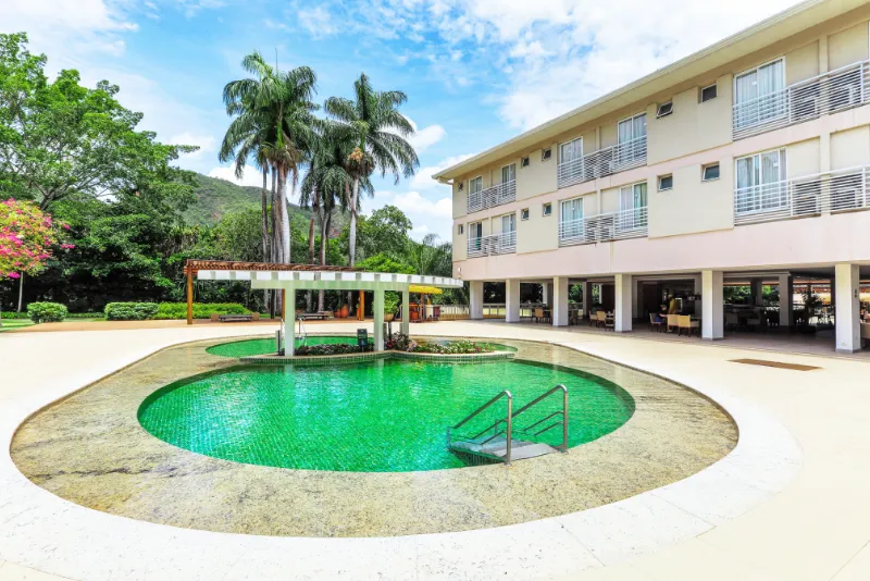 Foto da piscina do hotel