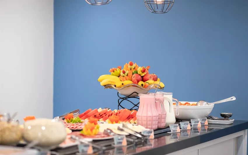 Foto dos alimentos servidos no restaurante