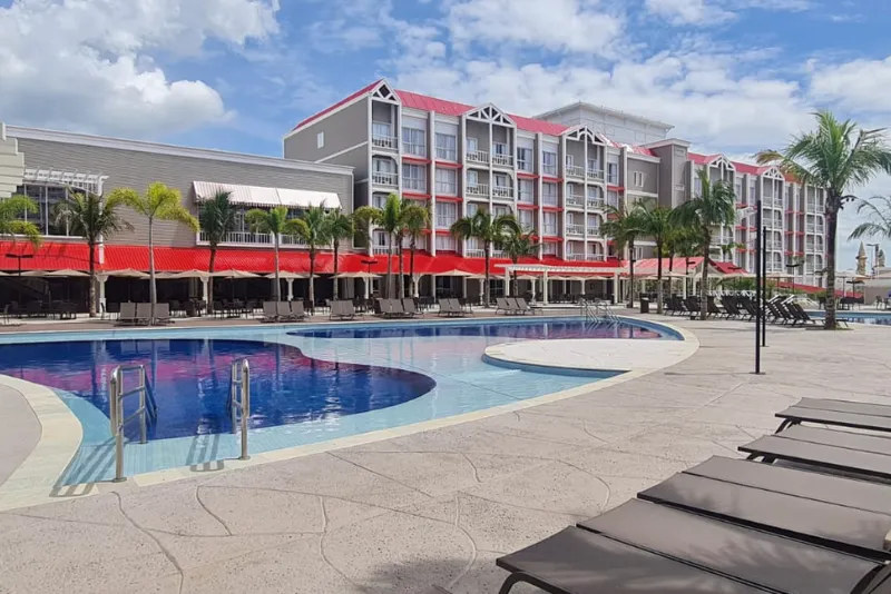 Foto das piscinas
