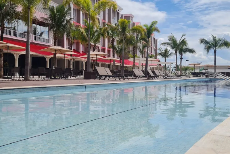 Foto das piscinas